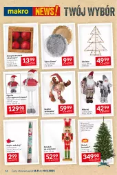 Gazetka promocyjna Makro - Najlepsze oferty - oferta z alkoholem - Gazetka - ważna od 11.12 do 11.12.2023 - strona 14 - produkty: Papier ozdobny, Choinka, Inka, Papier, Kask, Talerz, Renifer, Dziadek do orzechów