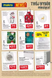 Gazetka promocyjna Makro - Najlepsze oferty - oferta z alkoholem - Gazetka - ważna od 11.12 do 11.12.2023 - strona 16 - produkty: Piec, Grzejnik, Top, Ser, Rum, Koc, Gra, Pościel, Granat, Termos, Fartuch kuchenny, Termowentylator, Konwektor elektryczny, Komplet pościeli, Olej, Podkład, Fa