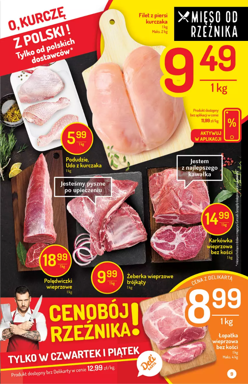 Gazetka promocyjna Delikatesy Centrum - ważna 11.03 do 17.03.2021 - strona 9 - produkty: Jaja, Kurczak, Udo z kurczaka