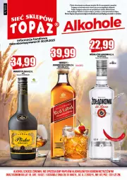 Gazetka promocyjna Topaz - Gazetka - Gazetka - ważna od 30.09 do 30.09.2023 - strona 1 - produkty: Pliska, Top, Wódka, Whisky, Brandy