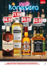 Gazetka promocyjna Topaz - Gazetka - Gazetka - ważna od 30.09 do 30.09.2023 - strona 5 - produkty: Gin, Whiskey, Whisky, Bushmills, Ballantine's, Jack Daniel's