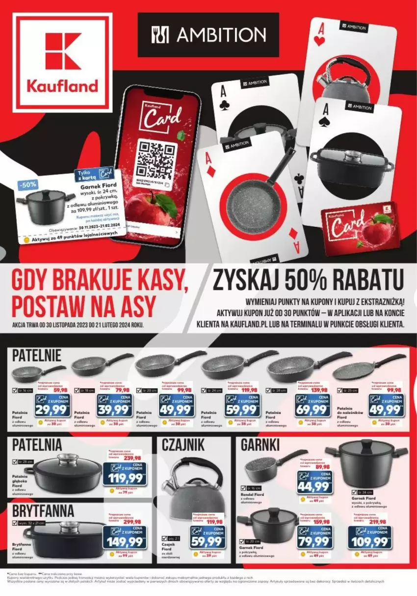 Gazetka promocyjna Kaufland - ważna 07.12 do 13.12.2023 - strona 1 - produkty: Ambition, Garnek, Koc, Patelnia, Por, Rondel, Sok, Top, Waga