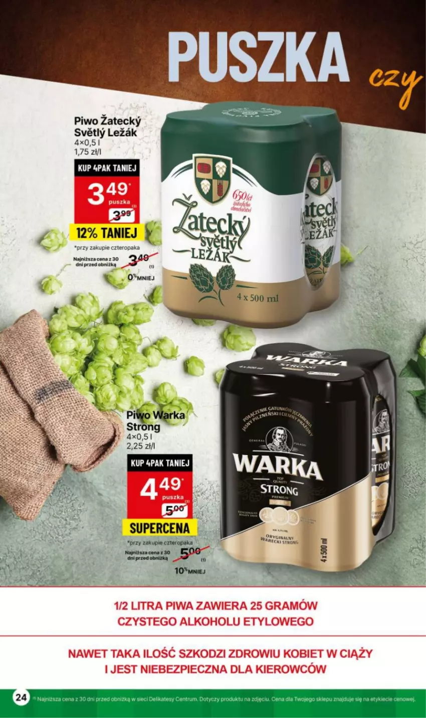 Gazetka promocyjna Delikatesy Centrum - NOWA GAZETKA Delikatesy Centrum od 29 stycznia! 29.01-04.02.2024 - ważna 29.01 do 04.02.2024 - strona 24 - produkty: AEG, Kupiec, Piec, Piwo, Top