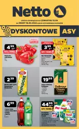 Gazetka promocyjna Netto - Artykuły spożywcze - Gazetka - ważna od 18.09 do 18.09.2024 - strona 1 - produkty: Ser, Papryka czerwona, Papryka, Persil, Dallmayr, Kawa mielona, Kawa, Coca-Cola, Mlekovita, Fanta, Sprite, Mleko, Fa