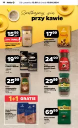 Gazetka promocyjna Netto - Artykuły spożywcze - Gazetka - ważna od 18.09 do 18.09.2024 - strona 10 - produkty: Tchibo, Nescafé, Kawa rozpuszczalna, Gra, Kawa ziarnista, Kawa mielona, Kawa, Jacobs Krönung, Velvet, Jacobs Velvet, Lavazza, Jacobs, Fa