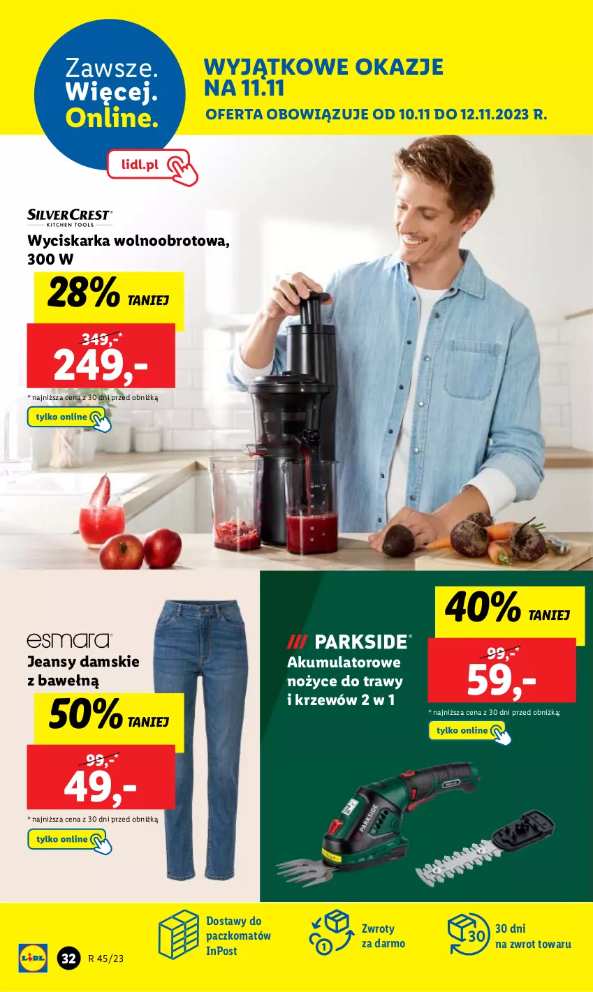 Gazetka promocyjna Lidl - GAZETKA - ważna 06.11 do 10.11.2023 - strona 35 - produkty: Akumulator, Noż, Nożyce, Wyciskarka, Wyciskarka wolnoobrotowa