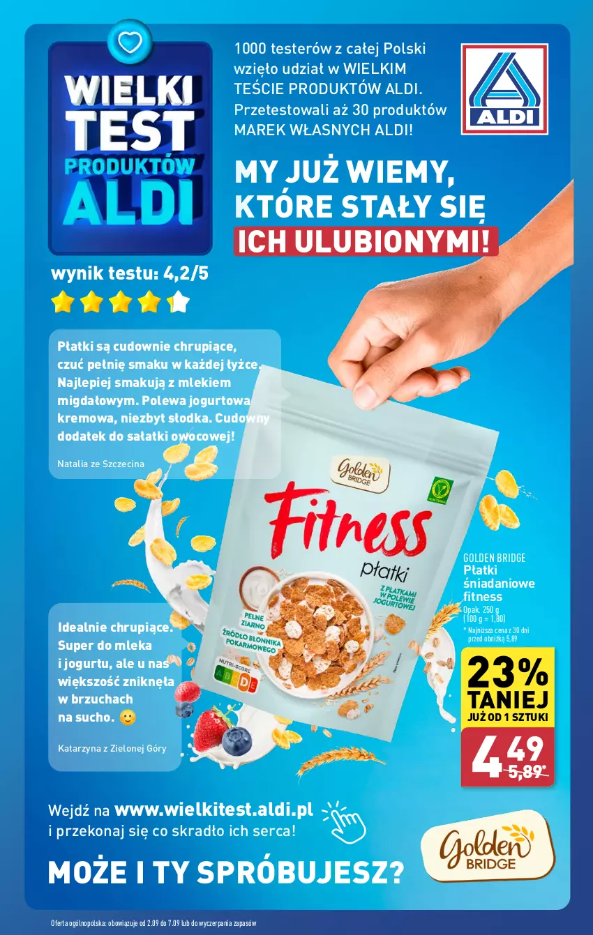 Gazetka promocyjna Aldi - Pełna oferta - ważna 02.09 do 07.09.2024 - strona 18 - produkty: Danio, Jogurt, Sałat, Ser