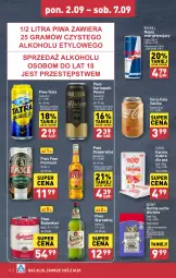 Gazetka promocyjna Aldi - Pełna oferta - Gazetka - ważna od 07.09 do 07.09.2024 - strona 12 - produkty: Piwa, Piwo, Karlsquell, Ser, Gra, Red Bull, Coca-Cola, Tatra, Desperados, Napój, Fa