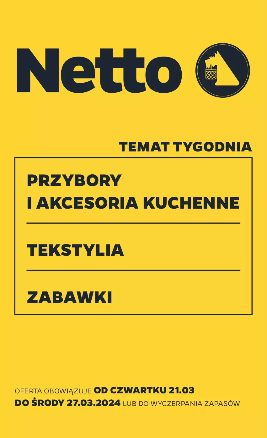 Gazetka promocyjna Netto - Akcesoria i dodatki - ważna 21.03 do 27.03.2024 - strona 1