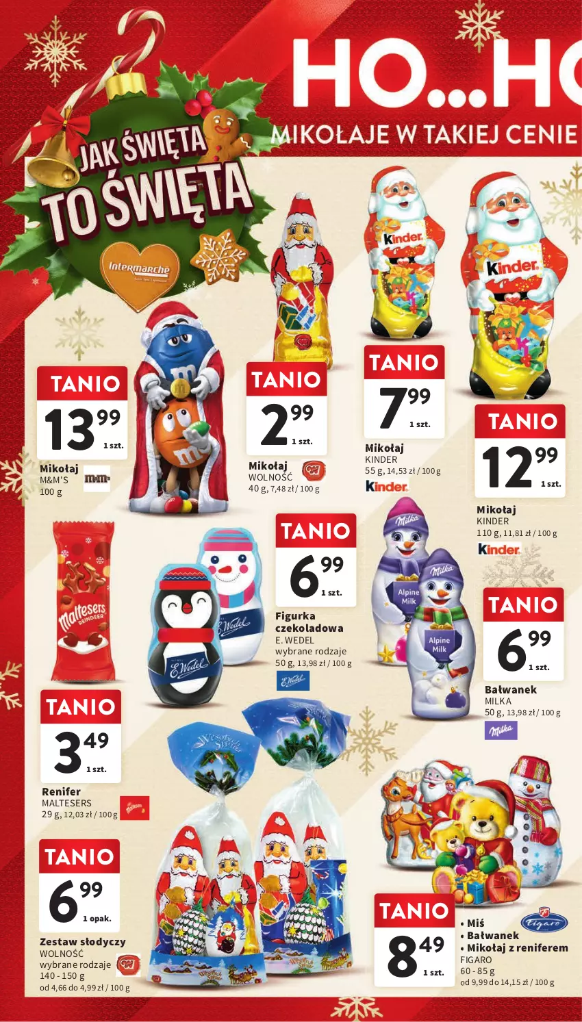 Gazetka promocyjna Intermarche - Gazetka Intermarche - ważna 30.11 do 06.12.2023 - strona 2 - produkty: E. Wedel, Kinder, Milka, Renifer, Ser