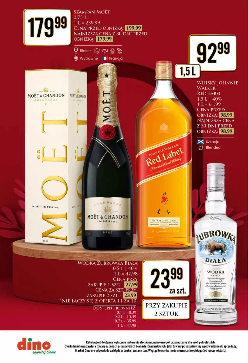 Gazetka promocyjna Dino - Katalog alkoholowy / marzec 2024 - ważna 25.03 do 30.03.2024 - strona 32 - produkty: JBL, Johnnie Walker, Koc, Wódka