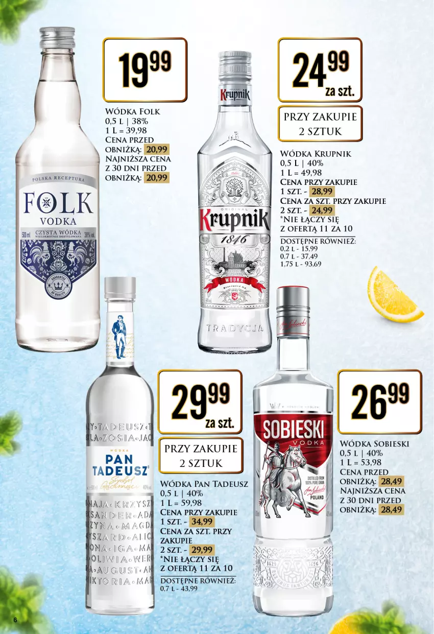 Gazetka promocyjna Dino - Katalog alkoholowy / marzec 2024 - ważna 25.03 do 30.03.2024 - strona 6 - produkty: Fa, Jaja, Krupnik, Wódka