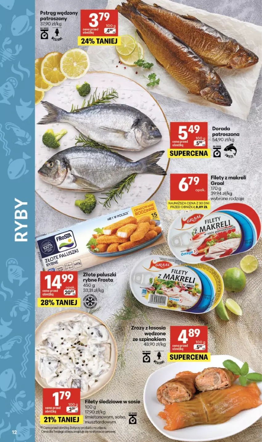 Gazetka promocyjna Delikatesy Centrum - Franczyza DC24 Czwartek - ważna 11.06 do 17.06.2026 - strona 12 - produkty: Gra, Graal, Sos