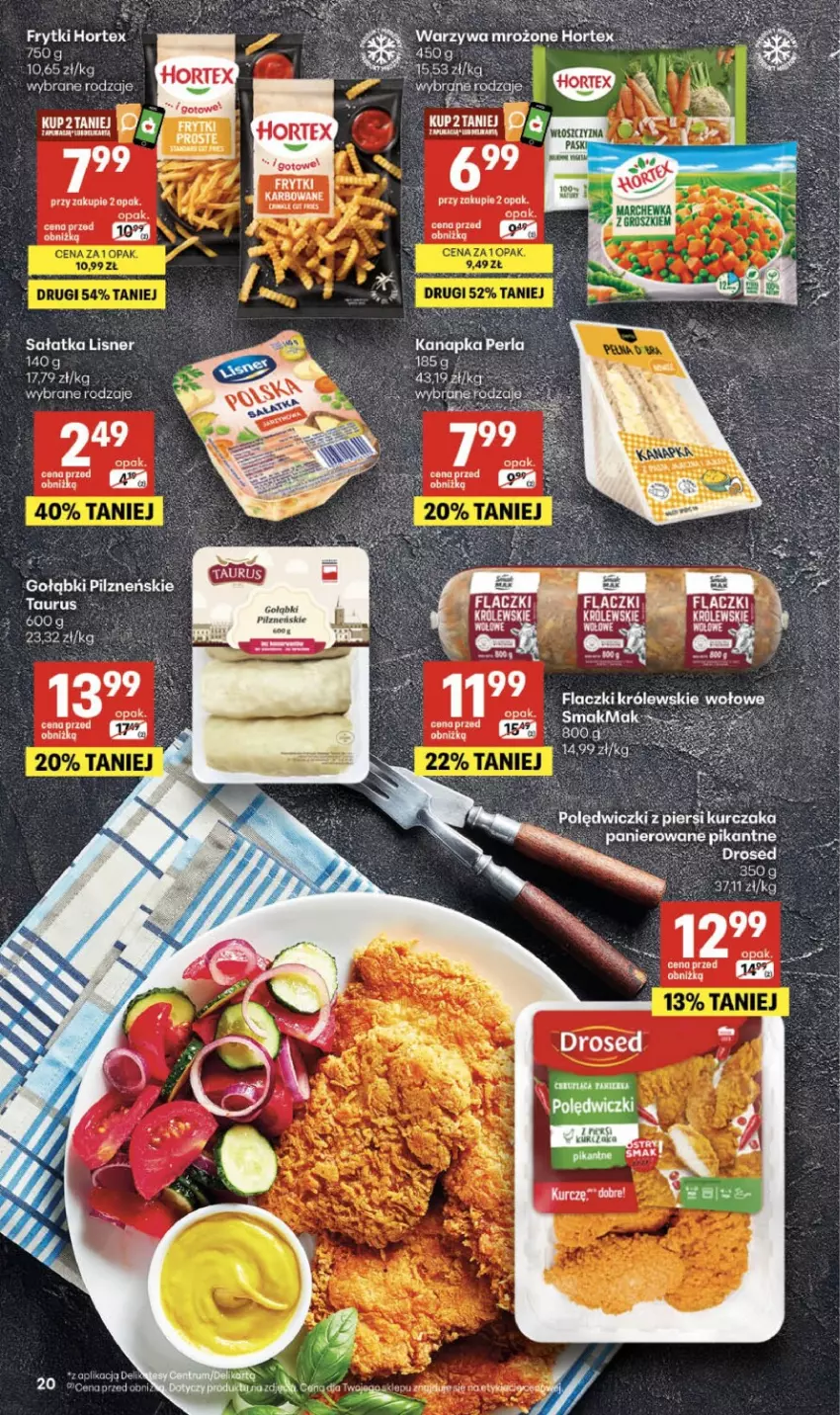Gazetka promocyjna Delikatesy Centrum - Franczyza DC24 Czwartek - ważna 11.06 do 17.06.2026 - strona 20 - produkty: Koc, Lisner, Sałat, Sałatka