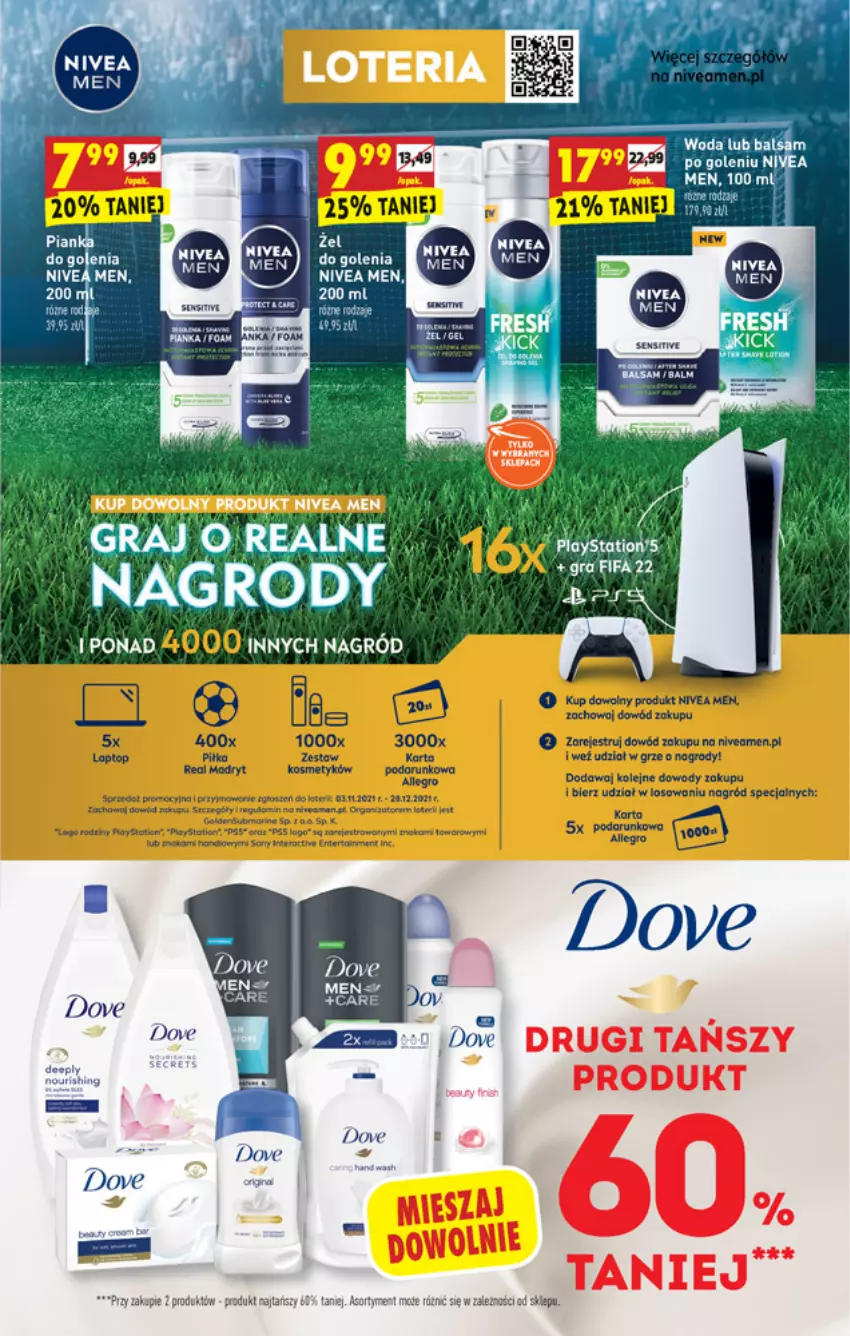 Gazetka promocyjna Biedronka - W tym tygodniu - ważna 15.11 do 20.11.2021 - strona 53 - produkty: Allegro, Dove, Fa, Gra, Nivea, Nivea Men, Olej