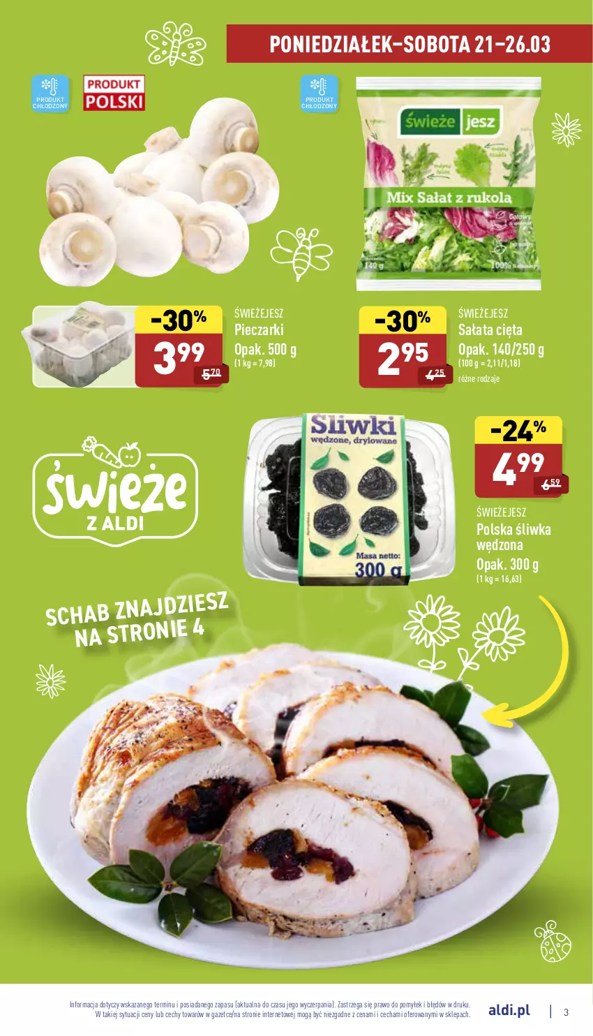 Gazetka promocyjna Aldi - Pełny katalog - ważna 21.03 do 26.03.2022 - strona 3 - produkty: Piec, Sałat