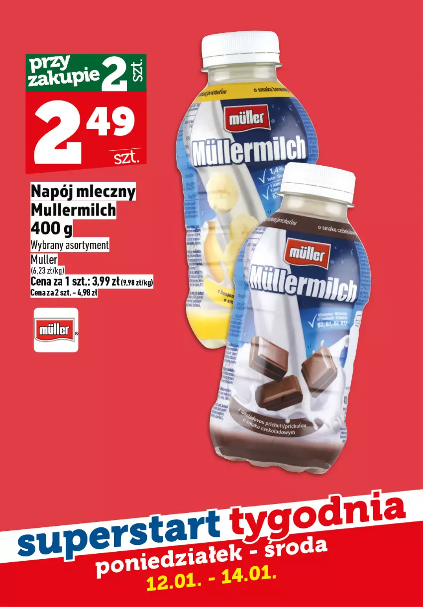 Gazetka promocyjna Topaz - Gazetka - ważna 09.01 do 14.01.2026 - strona 5 - produkty: Napój, Napój mleczny