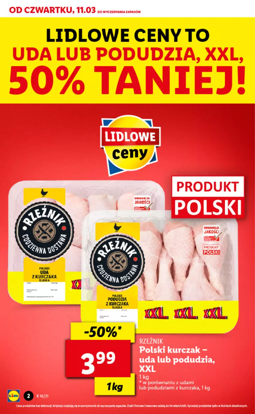 Gazetka promocyjna Lidl - GAZETKA - ważna 11.03 do 13.03.2021 - strona 2 - produkty: Kurczak, Por