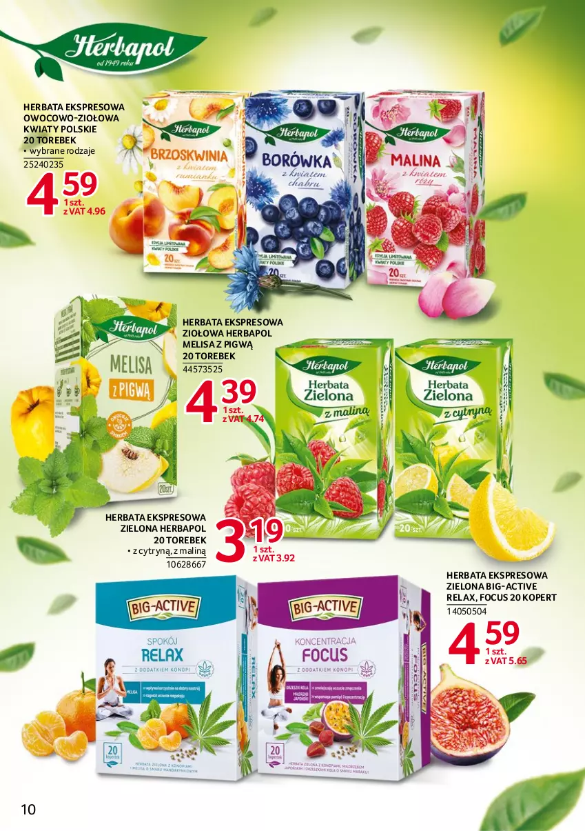 Gazetka promocyjna Selgros - Markowe produkty - ważna 19.01 do 01.02.2023 - strona 10 - produkty: Herbapol, Herbata