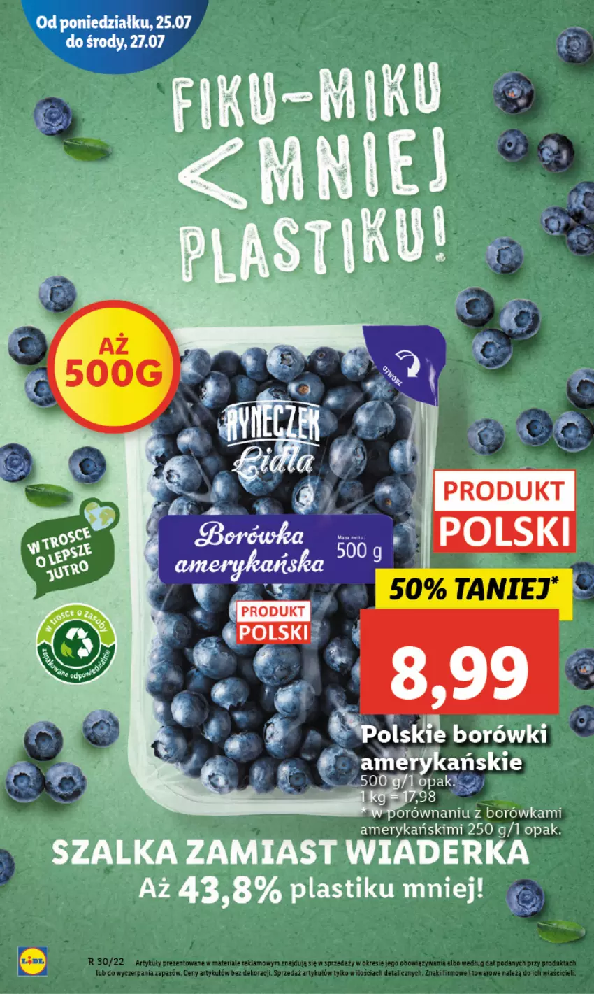 Gazetka promocyjna Lidl - GAZETKA - ważna 25.07 do 27.07.2022 - strona 10 - produkty: Borówka, Por, Szal