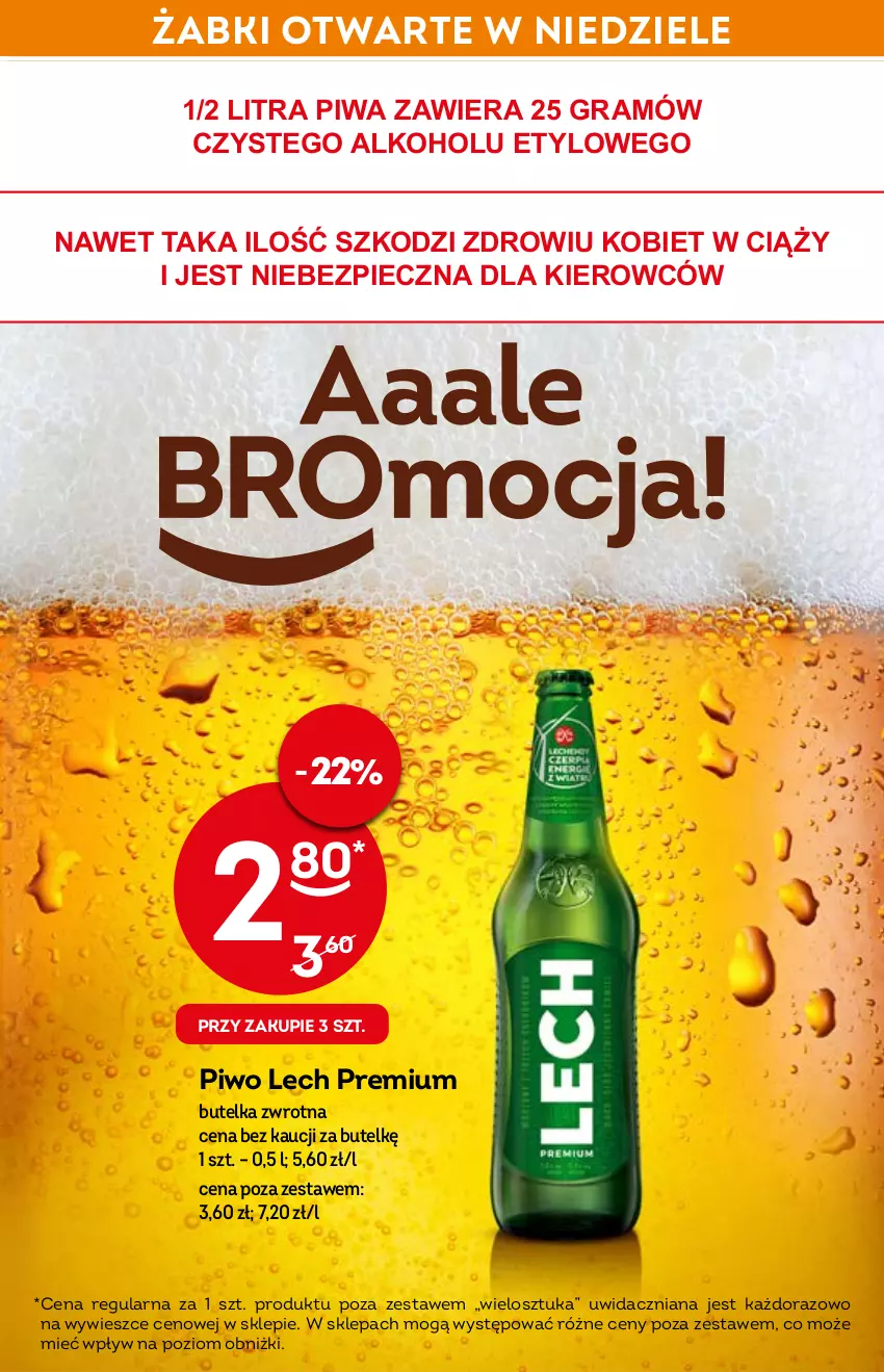 Gazetka promocyjna Żabka - ważna 06.04 do 14.04.2022 - strona 17 - produkty: Gra, Lech Premium, Piec, Piwa, Piwo