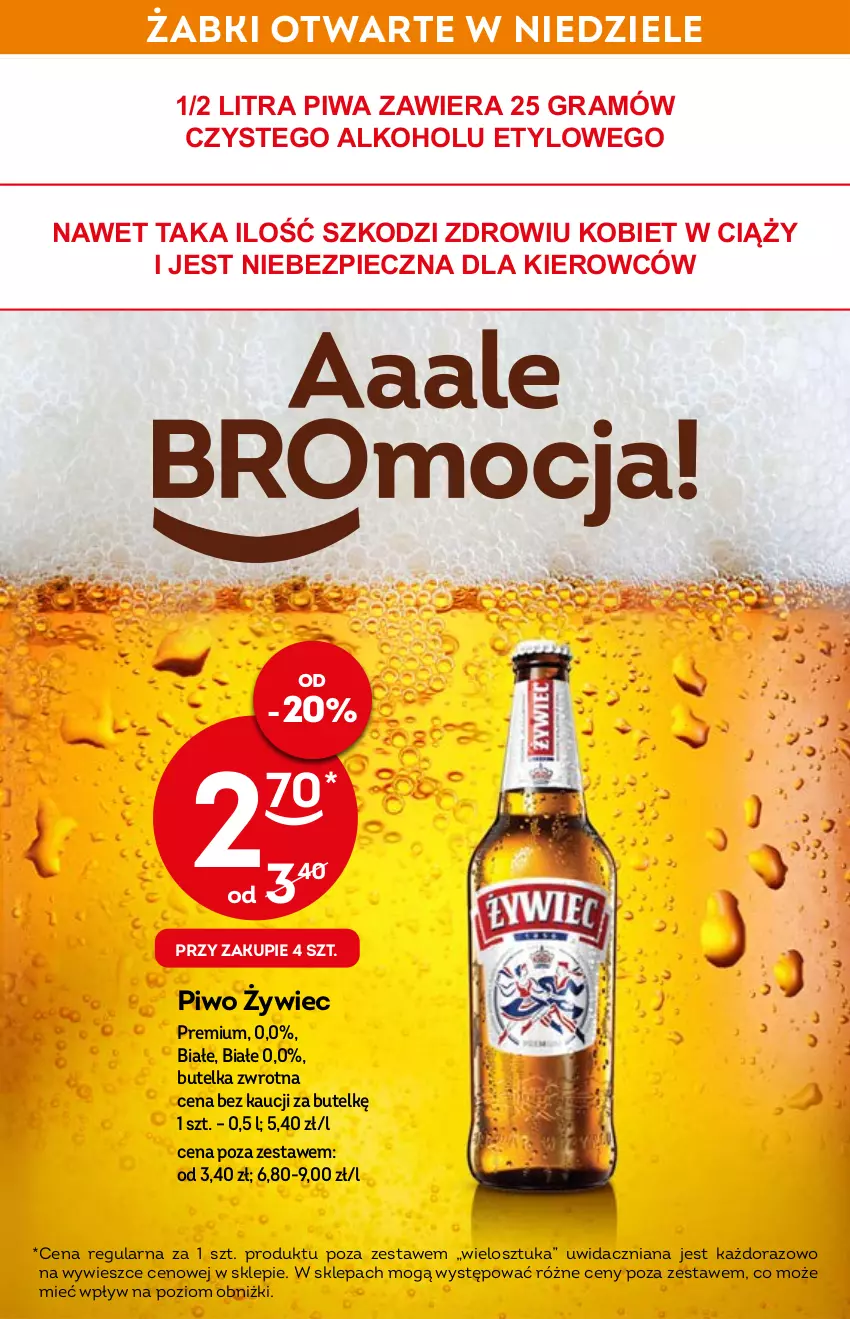 Gazetka promocyjna Żabka - ważna 06.04 do 14.04.2022 - strona 3 - produkty: Gra, Piec, Piwa, Piwo