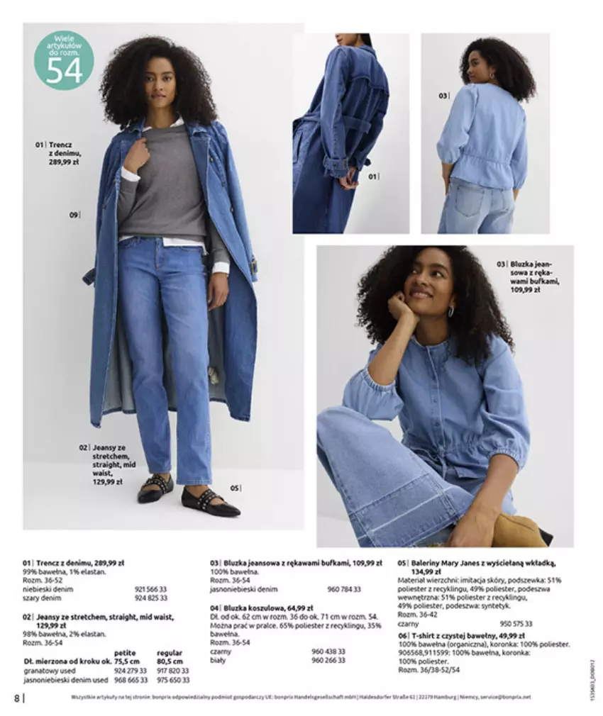 Gazetka promocyjna Bonprix - MARYNARSKIE AKCENTY - ważna 02.03 do 30.03.2026 - strona 10 - produkty: Biurka, Brit, Fa, Gra, Granat, Kawa, Trencz, Wełna