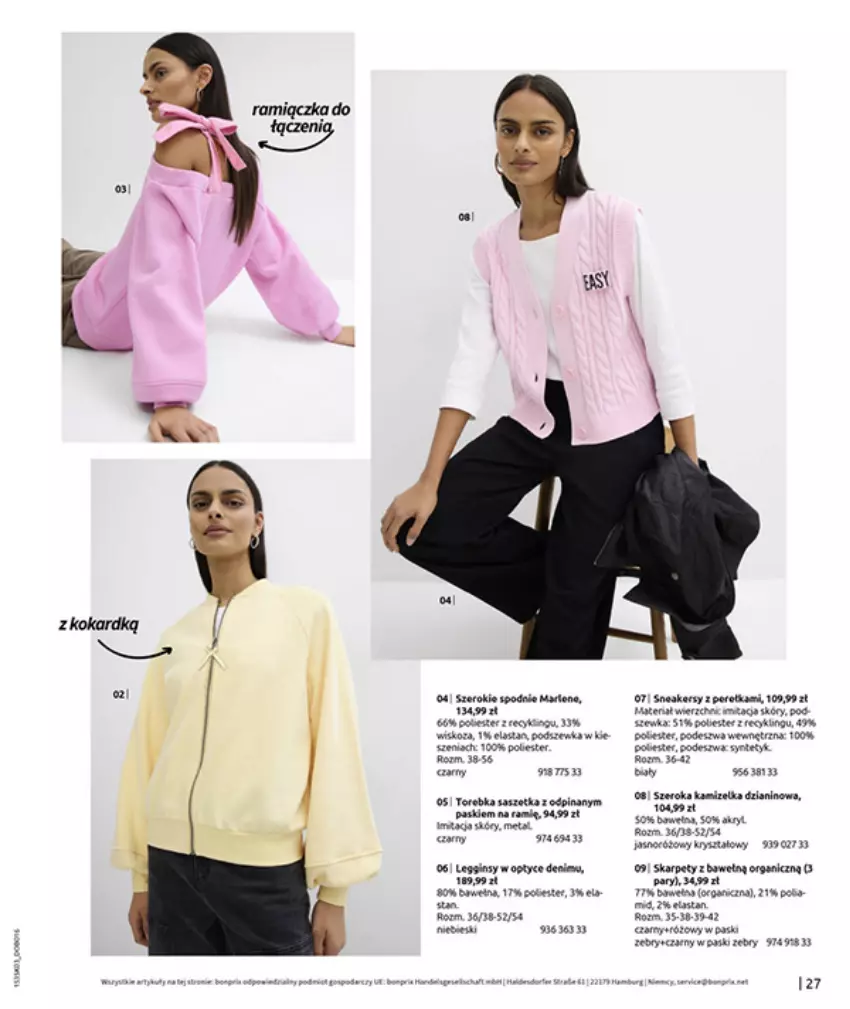 Gazetka promocyjna Bonprix - MARYNARSKIE AKCENTY - ważna 02.03 do 30.03.2026 - strona 29 - produkty: Brit, Fa, Karp, Por, Ser, Torebka