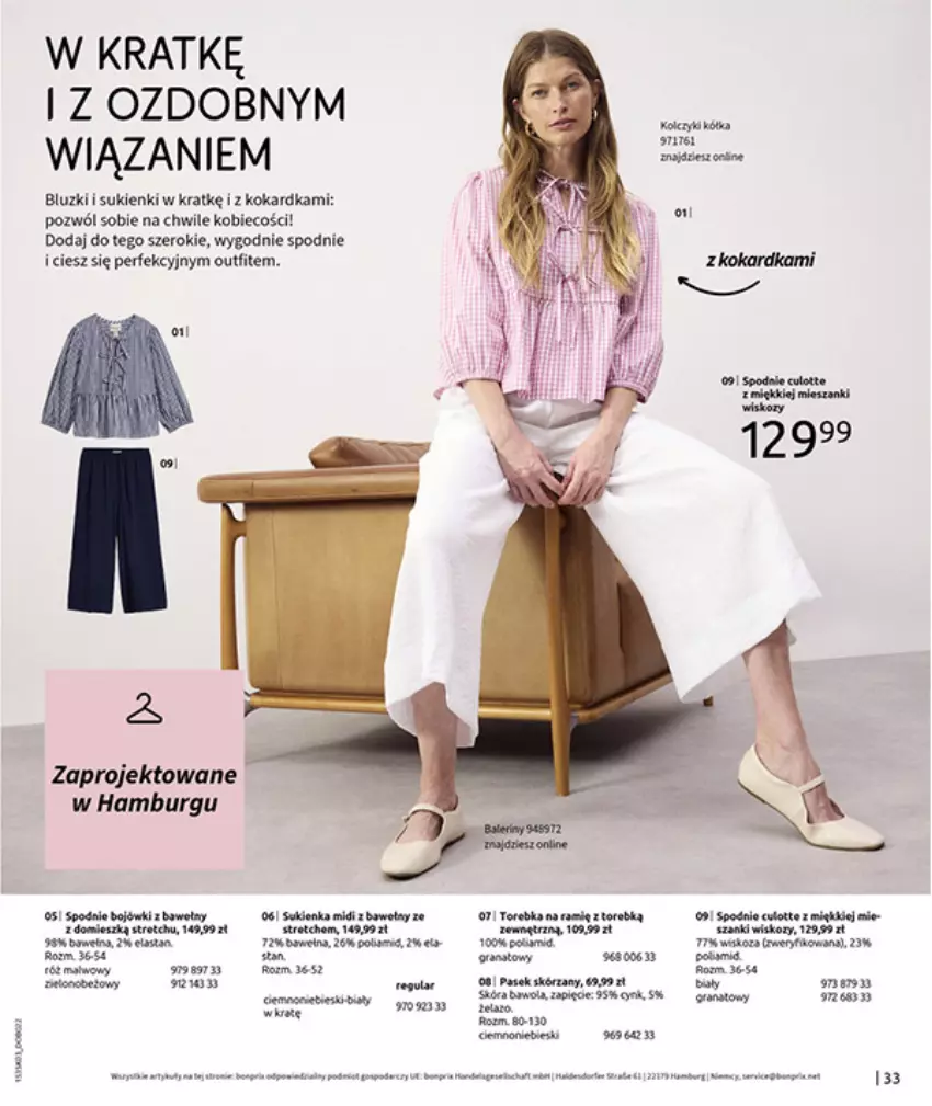 Gazetka promocyjna Bonprix - MARYNARSKIE AKCENTY - ważna 02.03 do 30.03.2026 - strona 35 - produkty: Fa, Gra, Gry, Kolczyki, LANA, Orka, Por, Spodnie, Sukienka