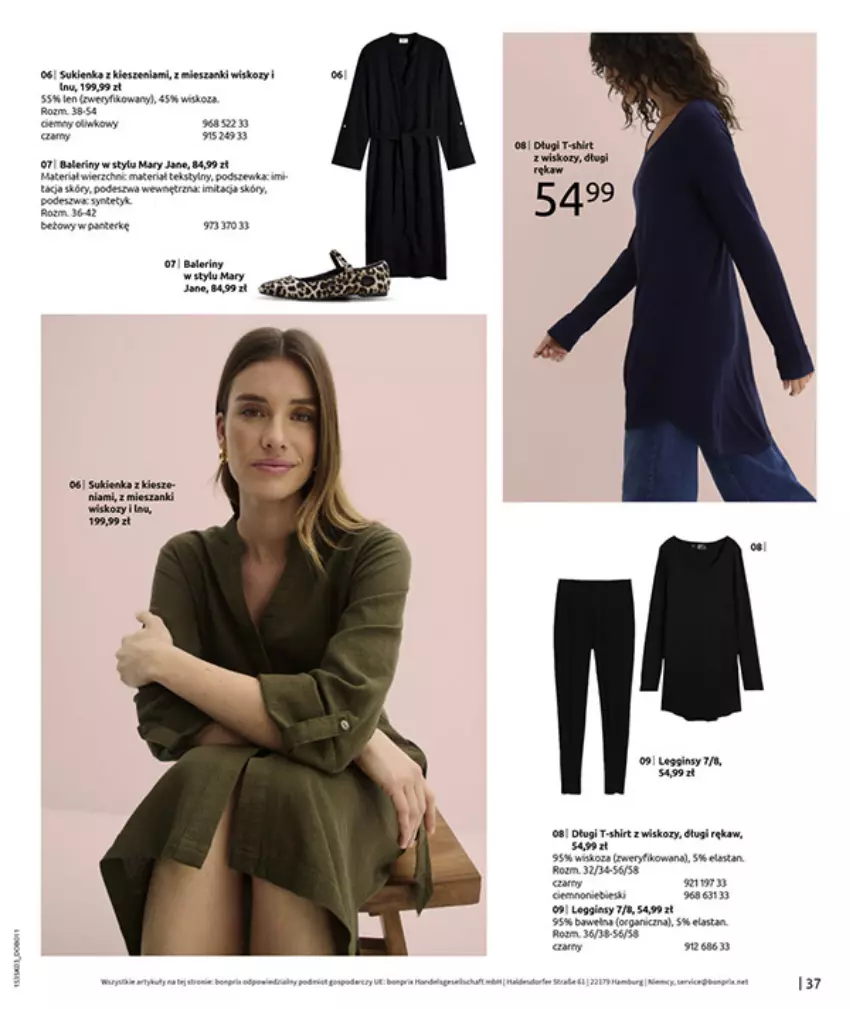 Gazetka promocyjna Bonprix - MARYNARSKIE AKCENTY - ważna 02.03 do 30.03.2026 - strona 39 - produkty: Baleriny, Dada, Fa, Gin, HP, Kaki, LG