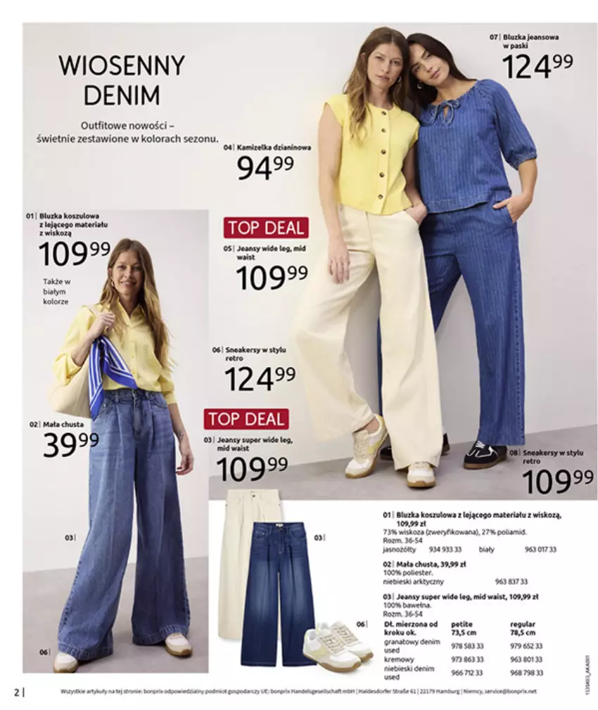 Gazetka promocyjna Bonprix - MARYNARSKIE AKCENTY - ważna 02.03 do 30.03.2026 - strona 4 - produkty: Fa, Gra, Granat, Top
