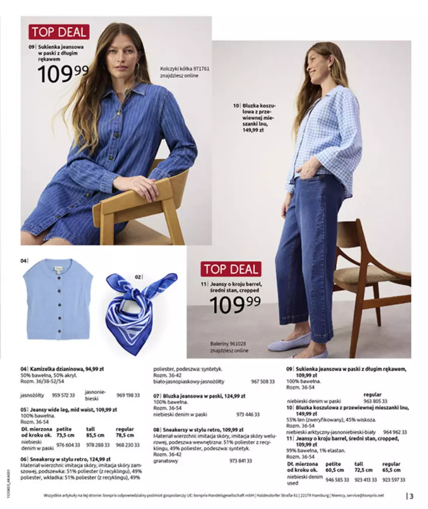 Gazetka promocyjna Bonprix - MARYNARSKIE AKCENTY - ważna 02.03 do 30.03.2026 - strona 5 - produkty: Biurka, Fa, Gra, Granat, Olej, Top