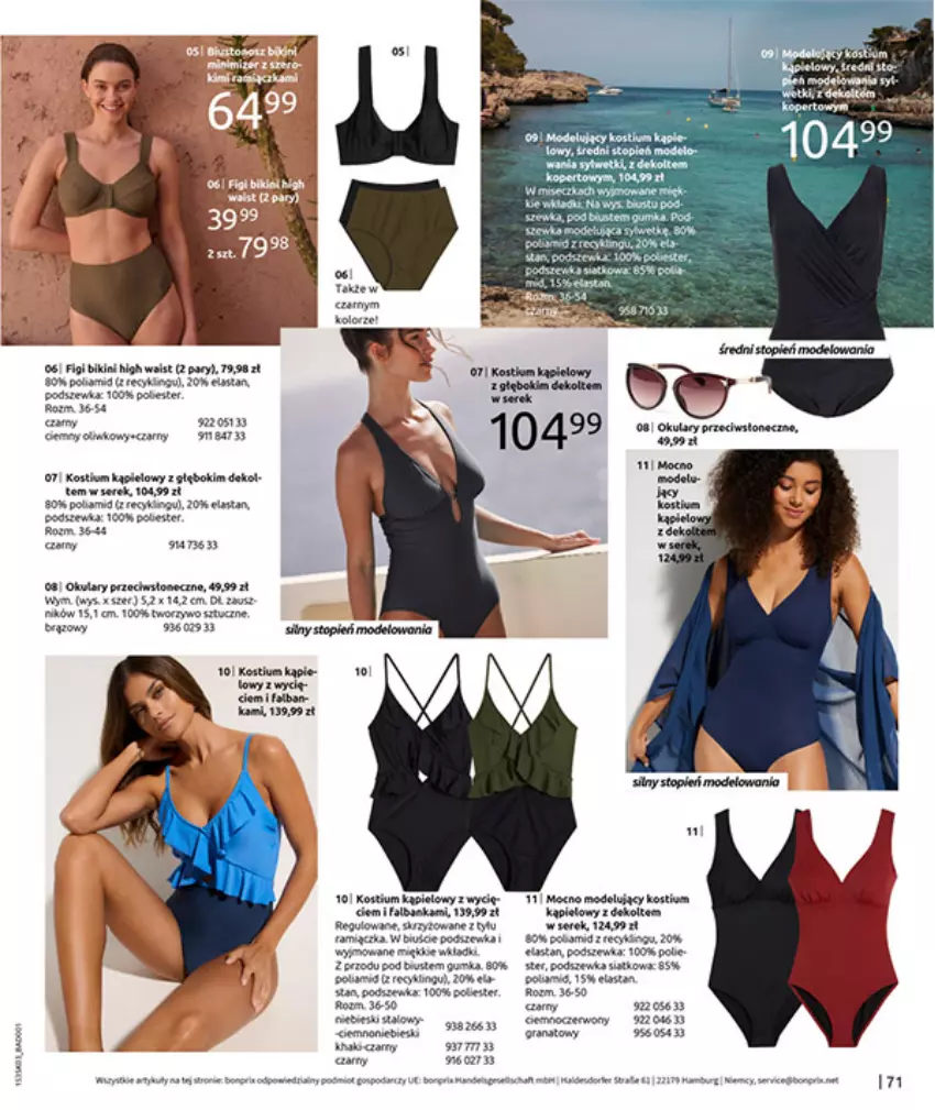 Gazetka promocyjna Bonprix - MARYNARSKIE AKCENTY - ważna 02.03 do 30.03.2026 - strona 73 - produkty: Bikini, Fa, Figi, Gra, Granat, Koc, LG, Por, Ryż