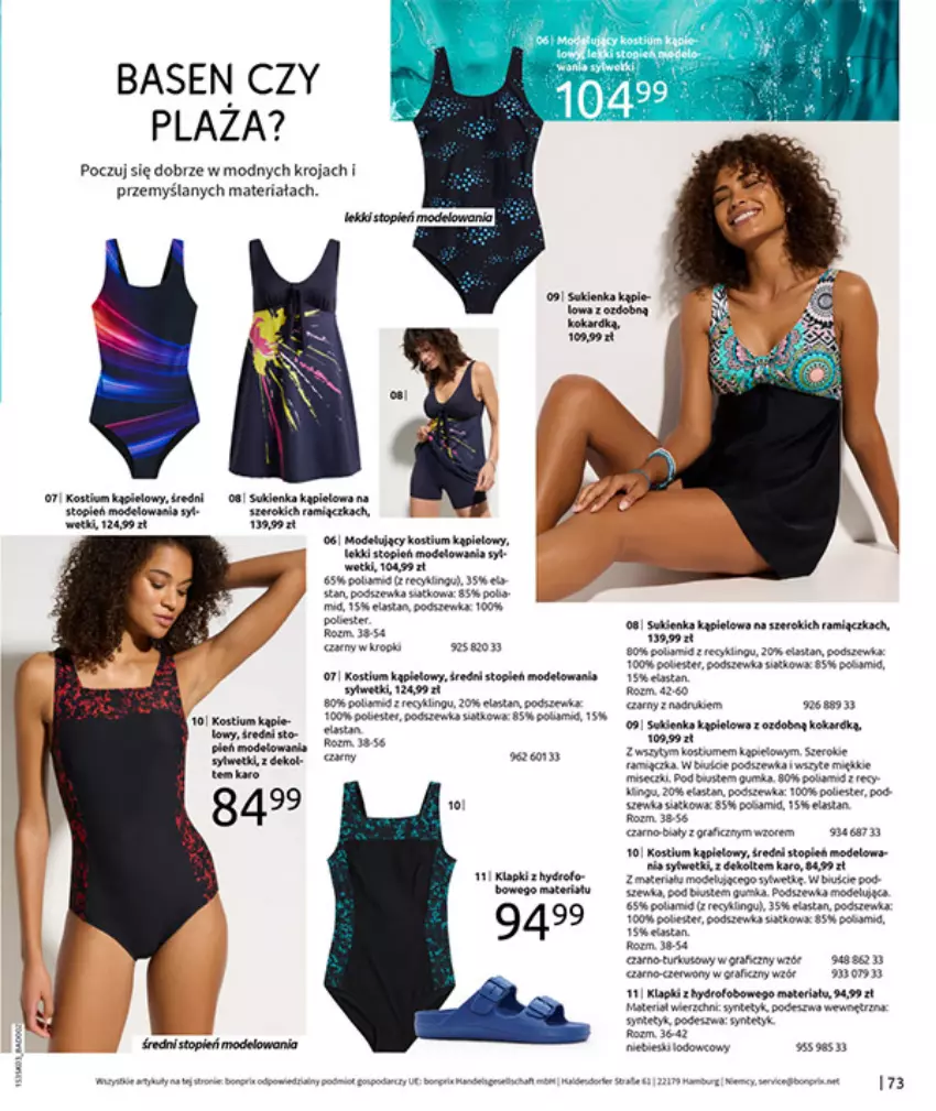Gazetka promocyjna Bonprix - MARYNARSKIE AKCENTY - ważna 02.03 do 30.03.2026 - strona 75 - produkty: Anew, Artur, Fa, Gra, HP, Klapki, Kostium, Kret, Moda, Por, Rum, Sok, Top