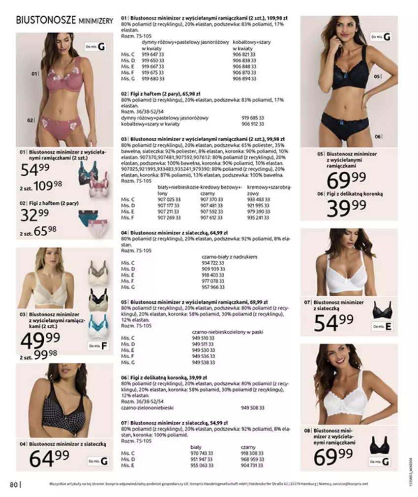 Gazetka promocyjna Bonprix - MARYNARSKIE AKCENTY - ważna 02.03 do 30.03.2026 - strona 82 - produkty: Biustonosz, Fa, Figi, Koc, LG, Ocet, Olej, Por, Ser, Taft, Tonik, Wełna