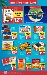 Gazetka promocyjna Aldi - Pełna oferta - Gazetka - ważna od 22.06 do 22.06.2024 - strona 16 - produkty: Ser, Smakowita, Morela, Chałwa, Daktyle, Chrupki, Wata cukrowa, Figi, Deser, Alcon