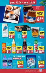 Gazetka promocyjna Aldi - Pełna oferta - Gazetka - ważna od 22.06 do 22.06.2024 - strona 17 - produkty: Puma, Sok, Gra, Lemoniada, Tablet, Alpina, Granat, Kawa mielona, Kawa, Konfitura, Napój gazowany, Syrop, Zmywarki, Napój, Crème brûlée, Tabletki do zmywarki, Nektar