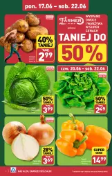 Gazetka promocyjna Aldi - Pełna oferta - Gazetka - ważna od 22.06 do 22.06.2024 - strona 2 - produkty: Cebula, Warzywa, Sałata masłowa, Papryka, Ziemniaki, Sałat, Owoce, Masło