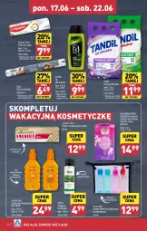 Gazetka promocyjna Aldi - Pełna oferta - Gazetka - ważna od 22.06 do 22.06.2024 - strona 20 - produkty: Colgate Total, Amol, Proszek do prania, Szczoteczka do zębów, Pasta do zębów, Wilkinson Sword, Lacalut, Szampon, Colgate, Szczoteczka, Folia aluminiowa, Samolot, LG, Fa