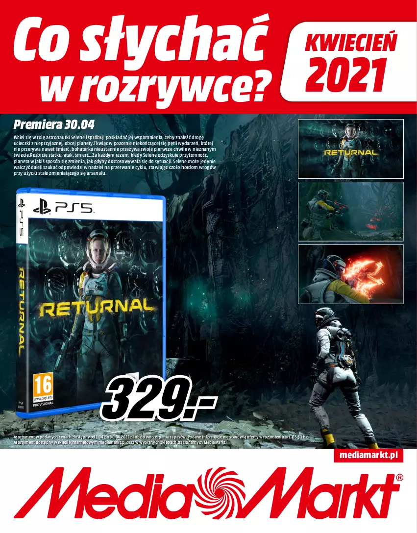 Gazetka promocyjna Media Markt - Gazetka Media Markt - ważna 01.04 do 30.04.2021 - strona 1 - produkty: BIC, Cień