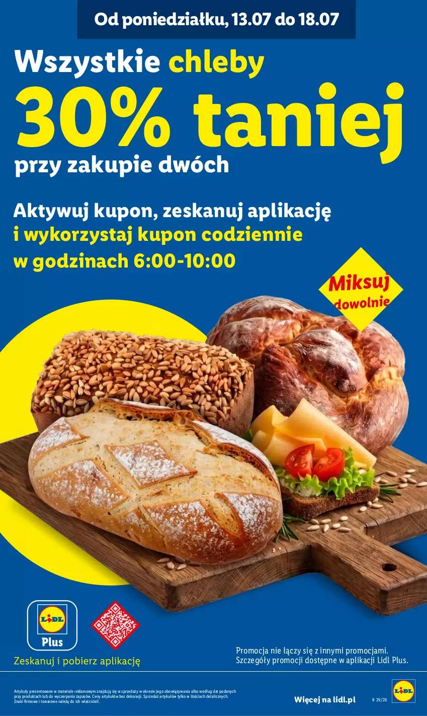 Gazetka promocyjna Lidl - Gazetka ważna od 13.07 do 15.07 - ważna 13.07 do 15.07.2026 - strona 13 - produkty: Chleb