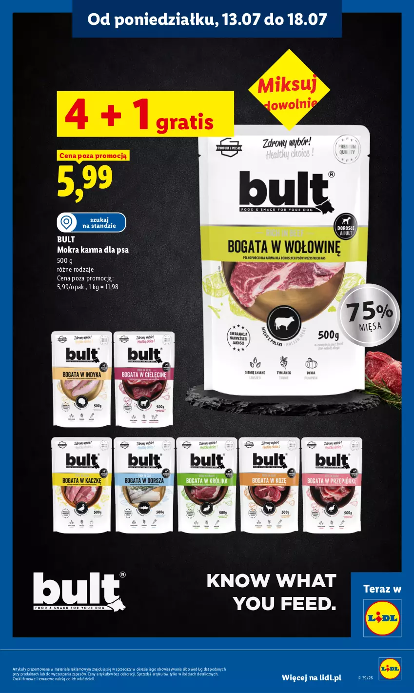 Gazetka promocyjna Lidl - Gazetka ważna od 13.07 do 15.07 - ważna 13.07 do 15.07.2026 - strona 59 - produkty: Gra, Mokra karma, Tera