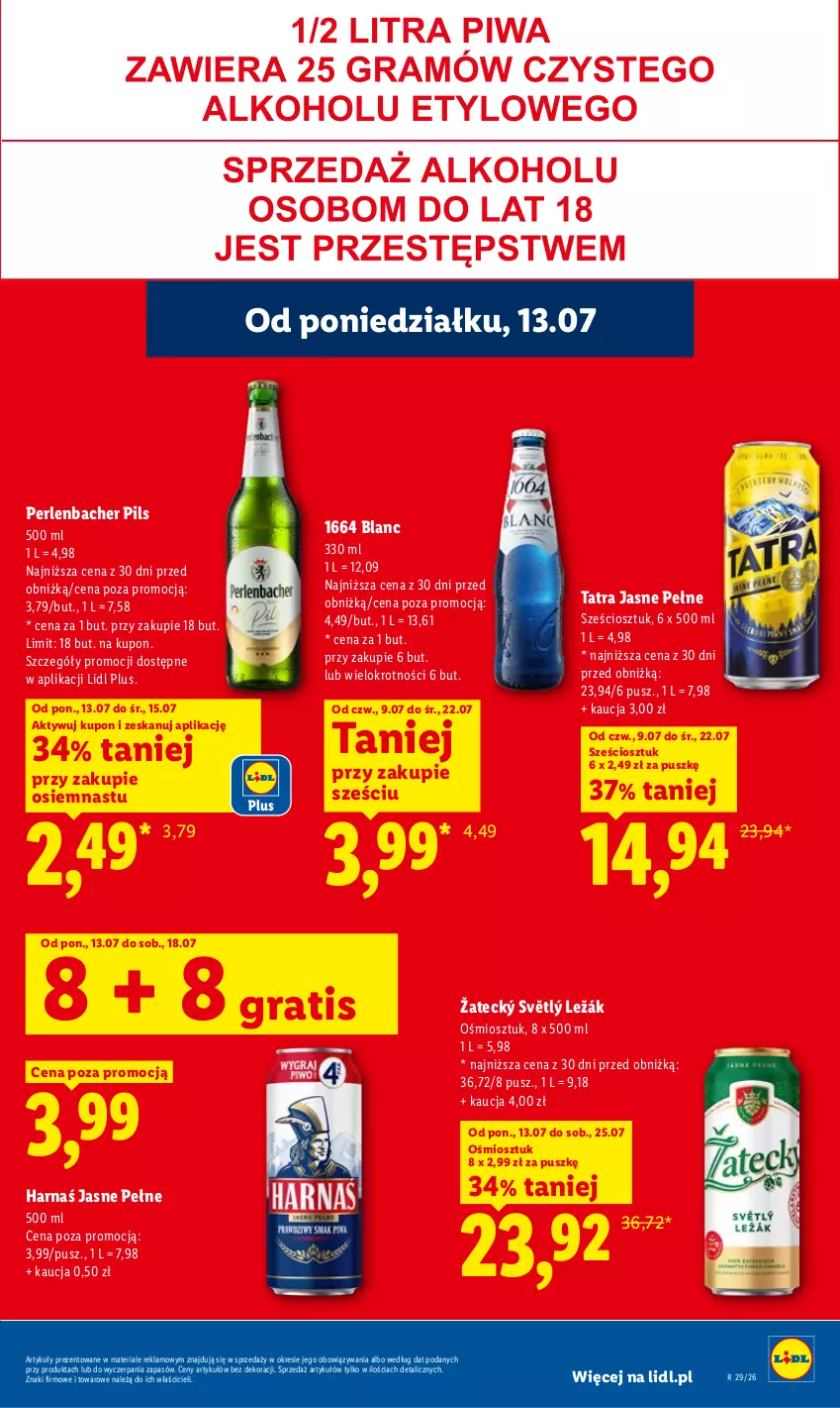 Gazetka promocyjna Lidl - Gazetka ważna od 13.07 do 15.07 - ważna 13.07 do 15.07.2026 - strona 61 - produkty: Gra, Harnaś, NBA, Tatra