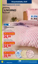 Gazetka promocyjna Lidl - Gazetka ważna od 13.07 do 15.07 - Gazetka - ważna od 15.07 do 15.07.2026 - strona 36 - produkty: Ivar, Pościel, Poszewka