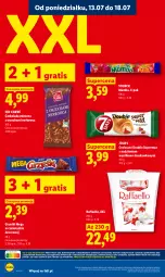 Gazetka promocyjna Lidl - Gazetka ważna od 13.07 do 15.07 - Gazetka - ważna od 15.07 do 15.07.2026 - strona 56 - produkty: Ser, Gra, Raffaello, Croissant, Czekolada mleczna, Grześki, Czekolada, Deser, Mamba, Fa