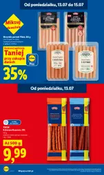 Gazetka promocyjna Lidl - Gazetka ważna od 13.07 do 15.07 - Gazetka - ważna od 15.07 do 15.07.2026 - strona 6 - produkty: Parówki, PIKOK, Kabanos