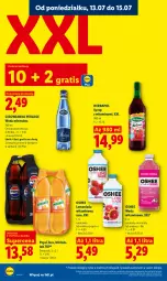 Gazetka promocyjna Lidl - Gazetka ważna od 13.07 do 15.07 - Gazetka - ważna od 15.07 do 15.07.2026 - strona 60 - produkty: Gra, 7up, Lemoniada, Mirinda, Pepsi, Syrop, Oshee, Woda mineralna, Woda, Cisowianka, Herbapol, Magnez, Grejpfrut