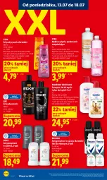 Gazetka promocyjna Lidl - Gazetka ważna od 13.07 do 15.07 - Gazetka - ważna od 15.07 do 15.07.2026 - strona 62 - produkty: Płyn do kąpieli, Mydło w płynie, Rexona, Dove, Szampon, Dzieci, Mydło, Antyperspirant