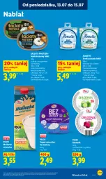 Gazetka promocyjna Lidl - Gazetka ważna od 13.07 do 15.07 - Gazetka - ważna od 15.07 do 15.07.2026 - strona 73 - produkty: Serek puszysty, Jogurt naturalny, Ser, Maślanka, Jogurt, Serek, Pilos, Almette