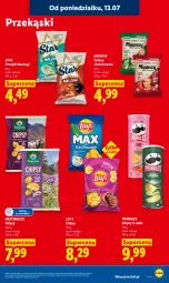 Gazetka promocyjna Lidl - Gazetka ważna od 13.07 do 15.07 - Gazetka - ważna od 15.07 do 15.07.2026 - strona 83 - produkty: Chipsy, Chrupki, Przysnacki, Pringles, Lay’s